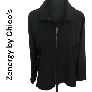 ZENERGY BY CHICO’S Activewear Jacket, Chico’s Size 2/Medium